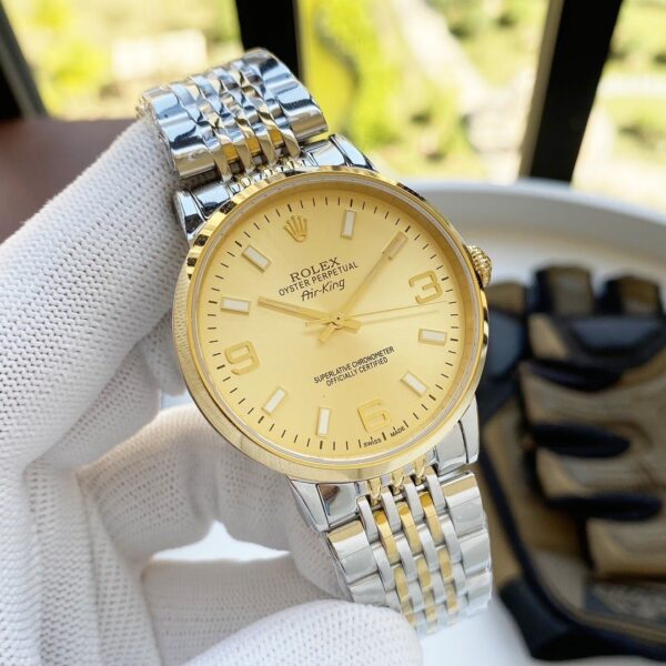 Rolex Explorer 42mm Gold/Silver Toned For Men
