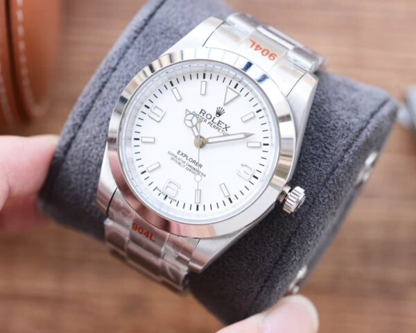 Rolex Explorer 42mm Silver Toned For Men 98086