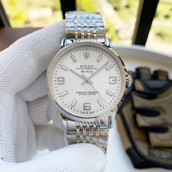 Rolex Explorer 42mm Silver Toned For Men 98086