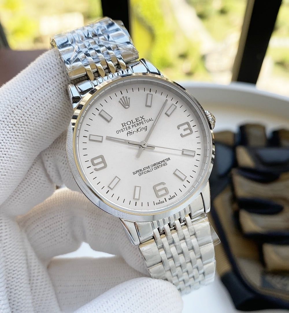 Rolex Explorer 42mm Silver Toned For Men 98086