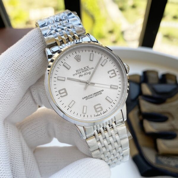 Rolex Explorer 42mm Silver Toned For Men 98086