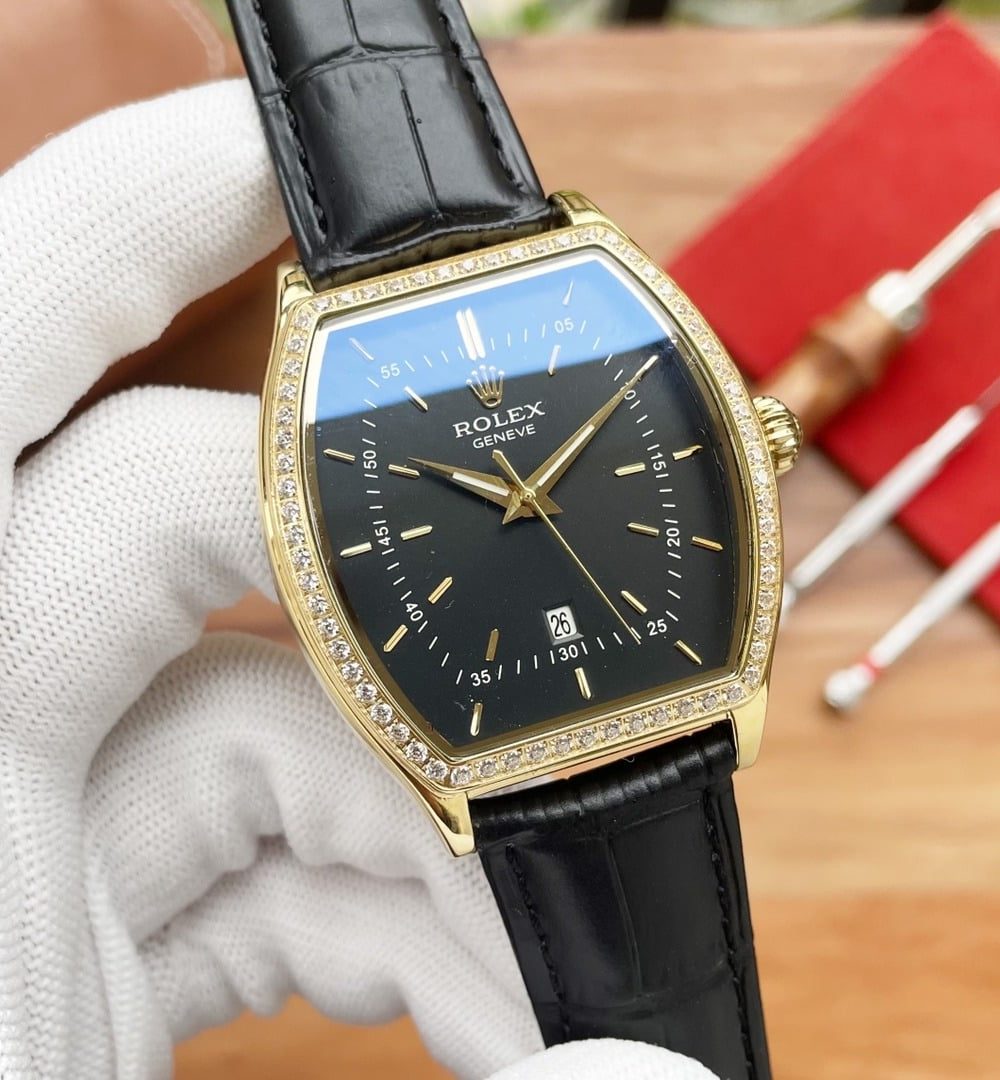 Rolex Geneve 42mm Gold Toned For Men