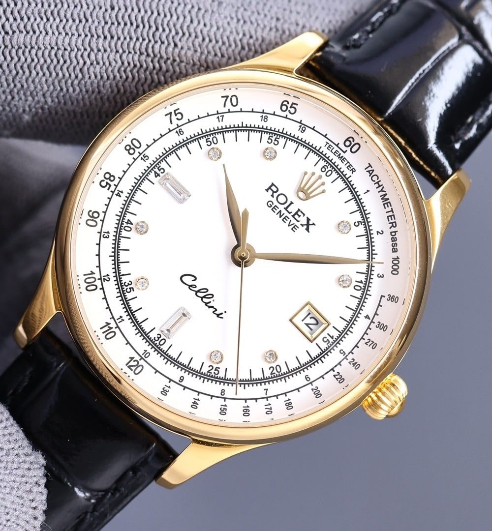 Rolex Geneve Cellini 40mm Gold Toned For Men
