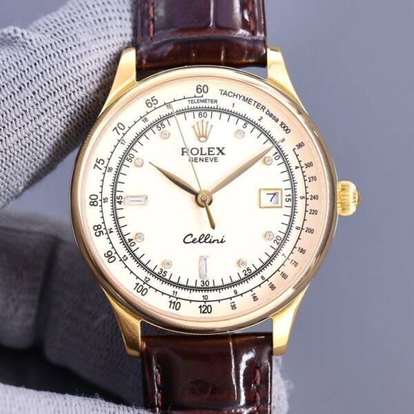 Rolex Geneve Cellini 40mm Gold Toned For Men