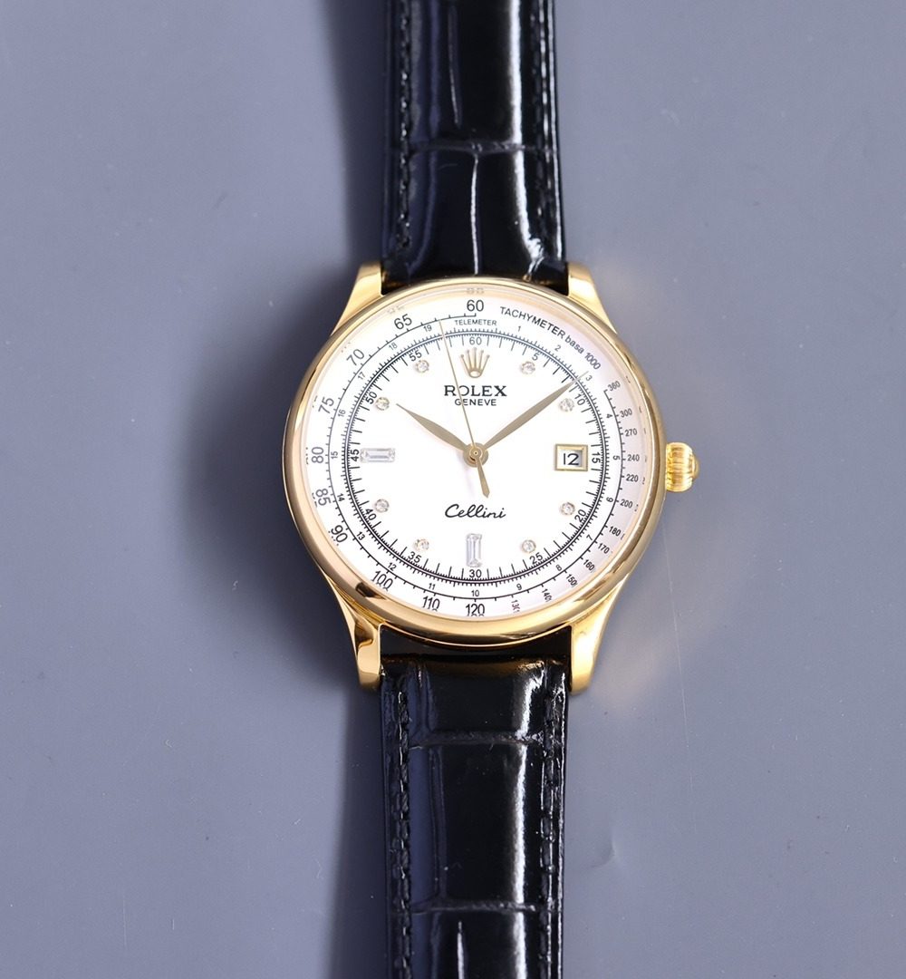 Rolex Geneve Cellini 40mm Gold Toned For Men