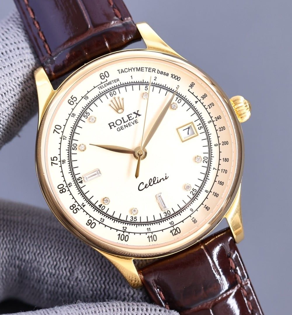 Rolex Geneve Cellini 40mm Gold Toned For Men