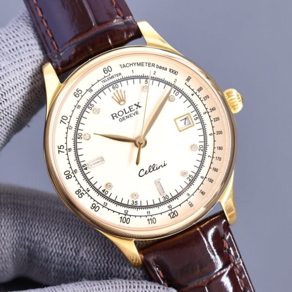 Rolex Geneve Cellini 40mm Gold Toned For Men