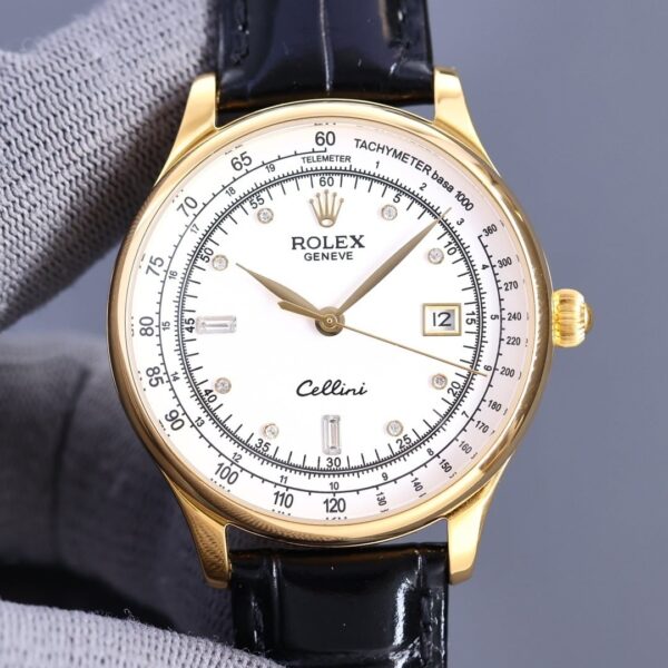 Rolex Geneve Cellini 40mm Gold Toned For Men