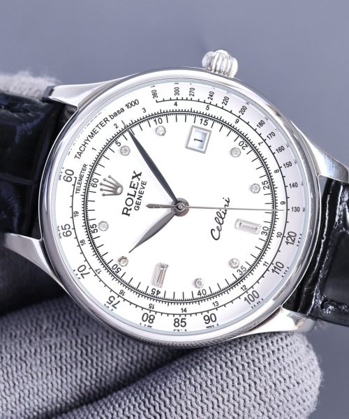 Rolex Geneve Cellini 40mm Silver Toned For Men