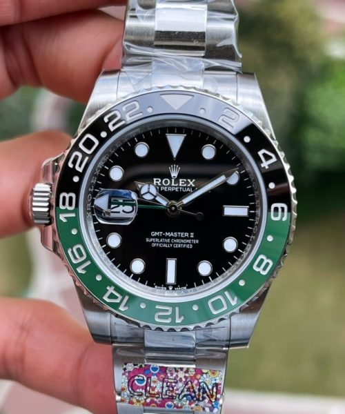 Rolex GMT - Master II 40mm Gold/Silver Toned For Men 126720VTNR
