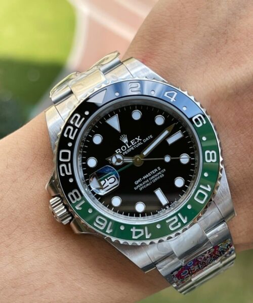 Rolex GMT - Master II 40mm Gold/Silver Toned For Men 126720VTNR