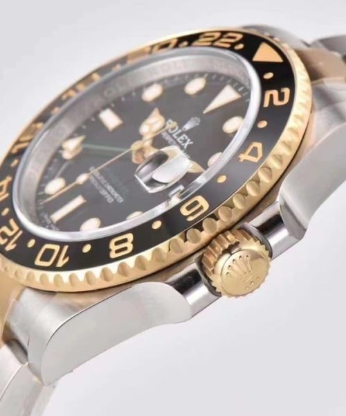 Rolex GMT - Master II 40mm Gold/Silver Toned For Men