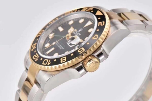 Rolex GMT - Master II 40mm Gold/Silver Toned For Men