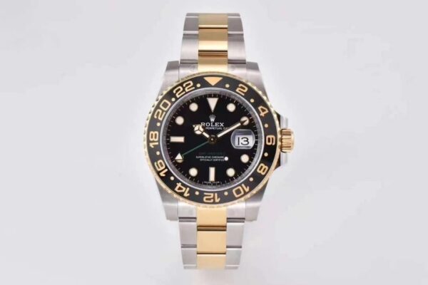 Rolex GMT - Master II 40mm Gold/Silver Toned For Men