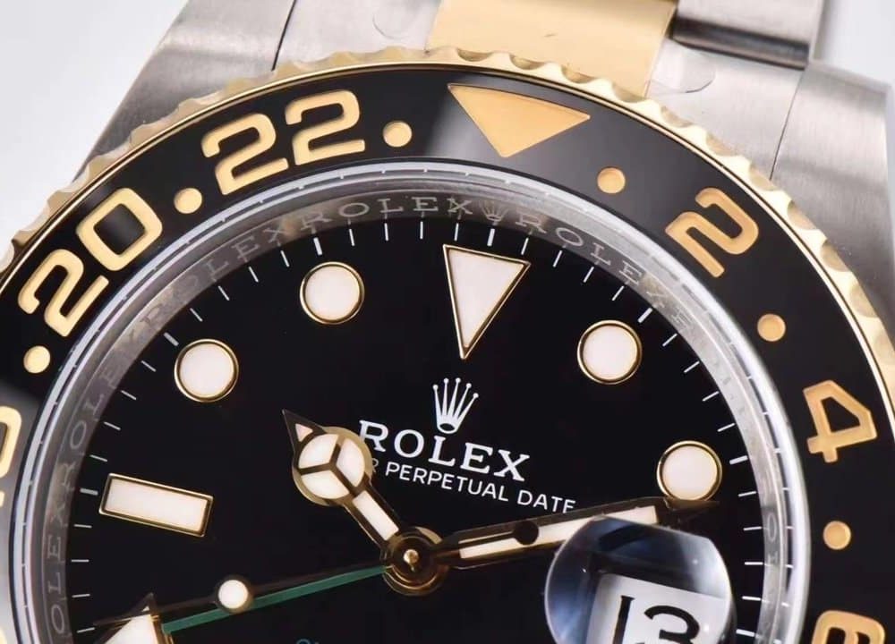 Rolex GMT - Master II 40mm Gold/Silver Toned For Men