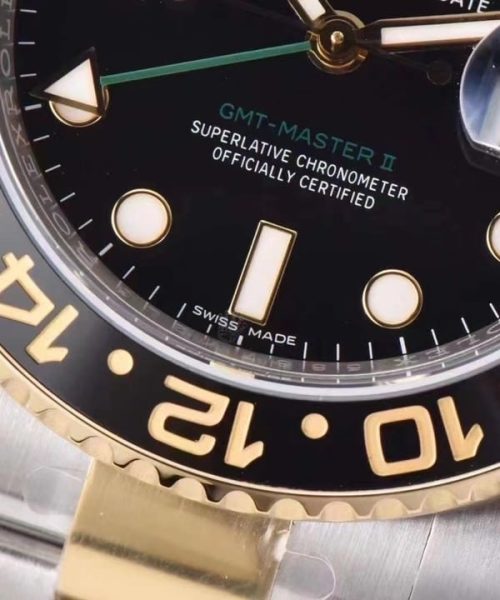 Rolex GMT - Master II 40mm Gold/Silver Toned For Men