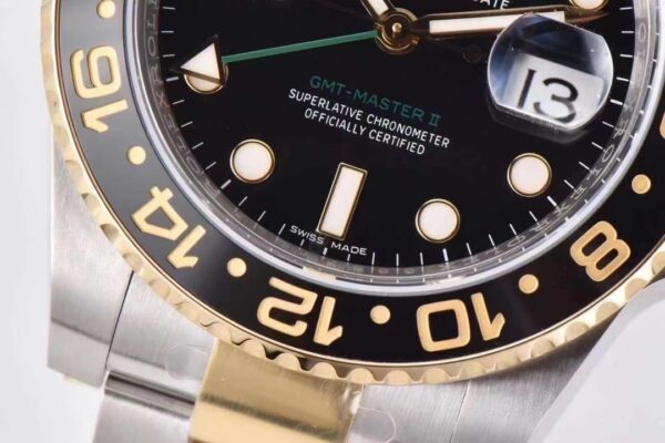 Rolex GMT - Master II 40mm Gold/Silver Toned For Men