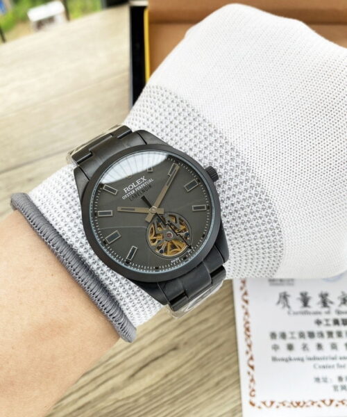 Rolex Labelnoir 41mm Black Metal Toned For Men