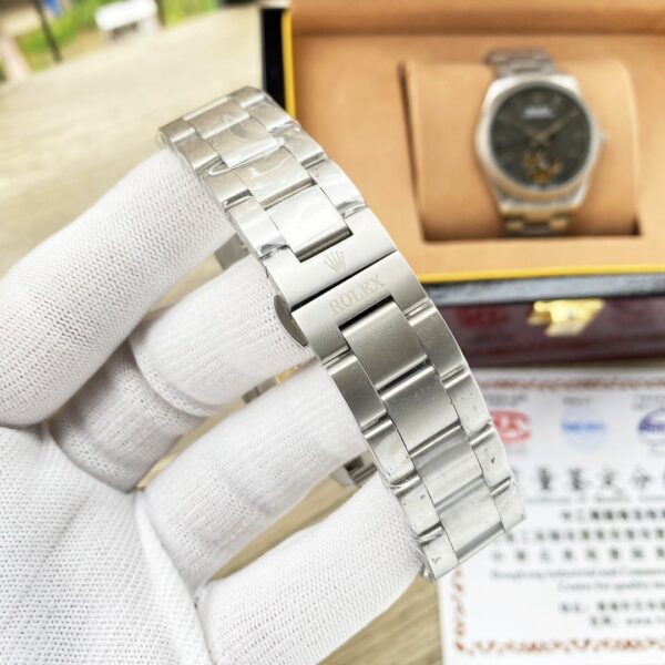 Rolex Labelnoir 41mm Silver Metal Toned For Men