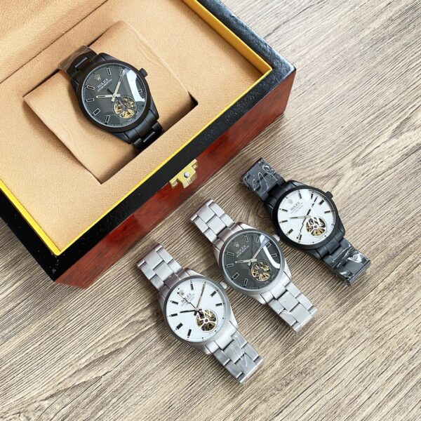 Rolex Labelnoir 41mm Silver Metal Toned For Men