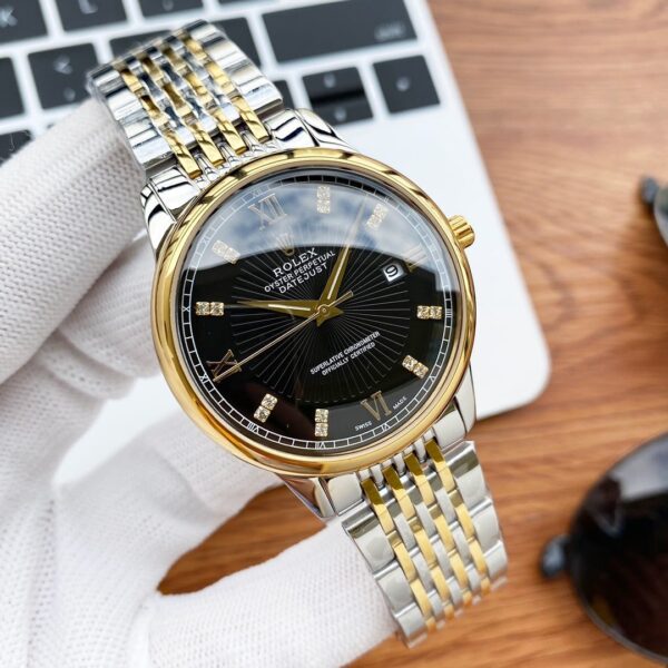 Rolex Oyster Perpetual 43mm Gold/Silver Toned For Men