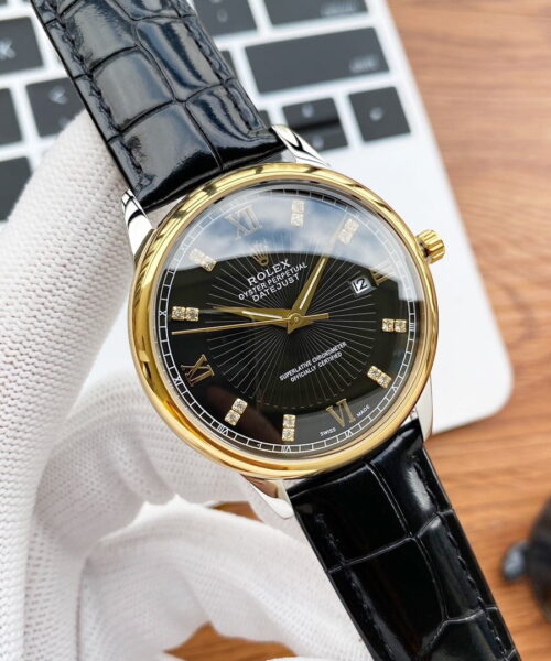Rolex Oyster Perpetual 43mm Gold/Silver Toned For Men