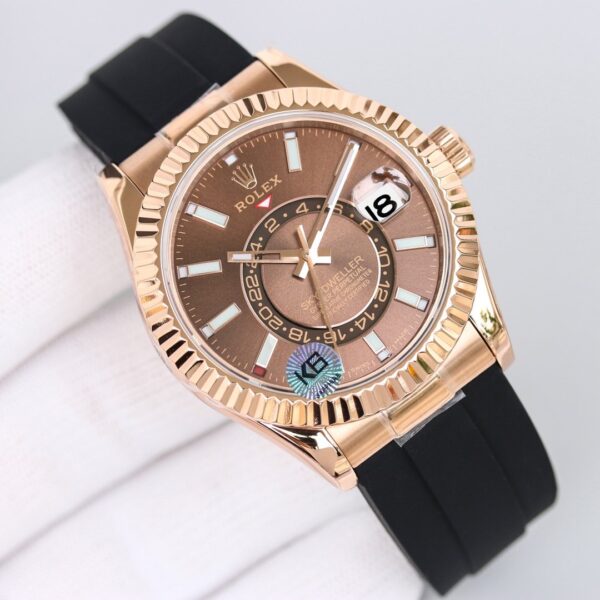 Rolex Sky - Dweller 42mm Gold Toned For Men 326235