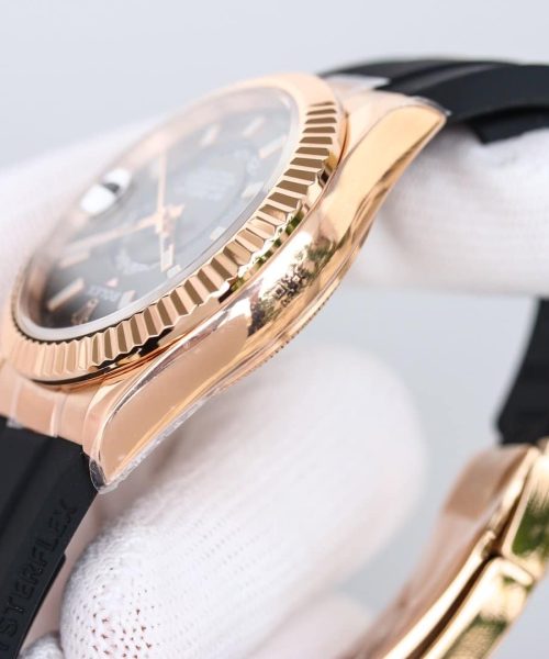 Rolex Sky - Dweller 42mm Gold Toned For Men 326235