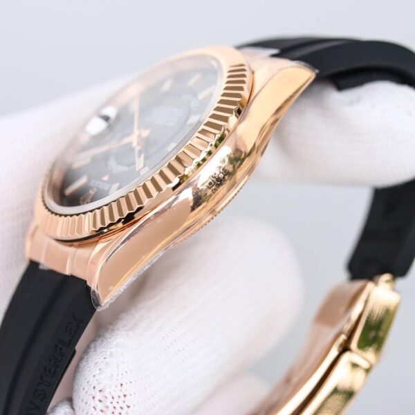 Rolex Sky - Dweller 42mm Gold Toned For Men 326235