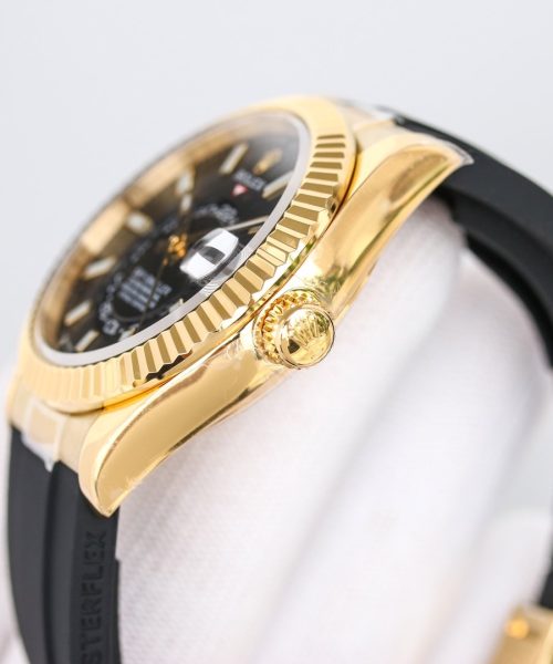 Rolex Sky - Dweller 42mm Gold Toned For Men 326238