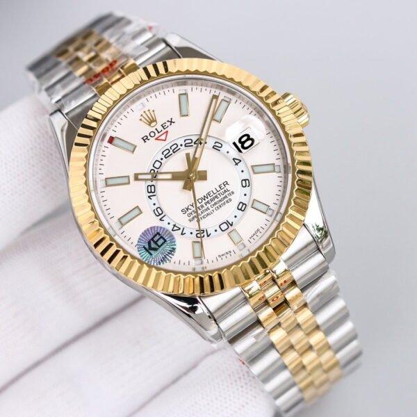 Rolex Sky - Dweller 42mm Gold Toned For Men 326933