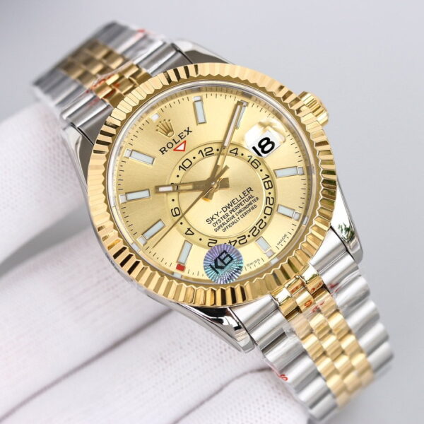 Rolex Sky - Dweller 42mm Gold Toned For Men 326933