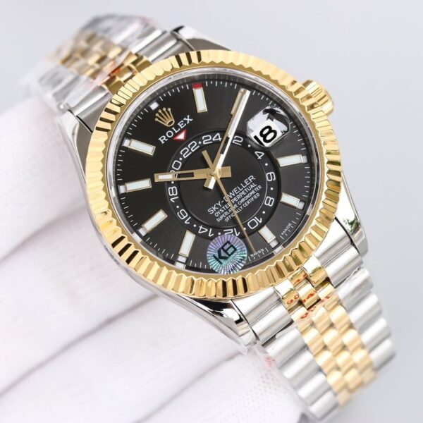 Rolex Sky - Dweller 42mm Gold Toned For Men 326933