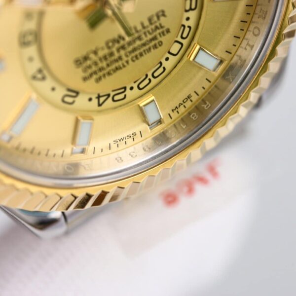 Rolex Sky - Dweller 42mm Gold Toned For Men 326933
