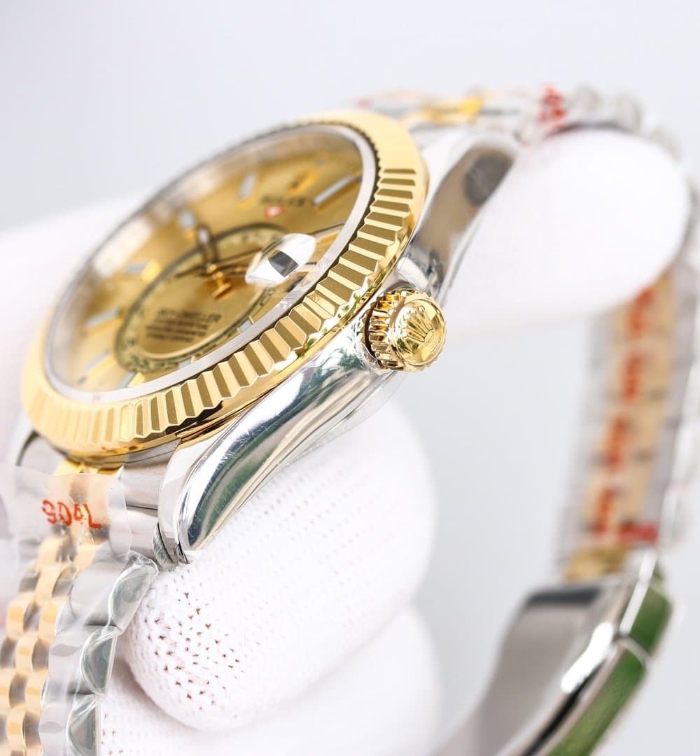 Rolex Sky - Dweller 42mm Gold Toned For Men 326933