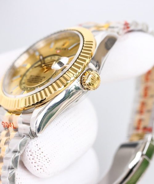 Rolex Sky - Dweller 42mm Gold Toned For Men 326933