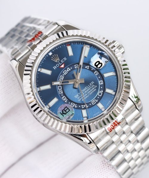 Rolex Sky - Dweller 42mm Silver Toned For Men 326934