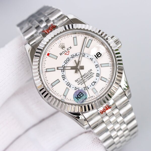 Rolex Sky - Dweller 42mm Silver Toned For Men 326934