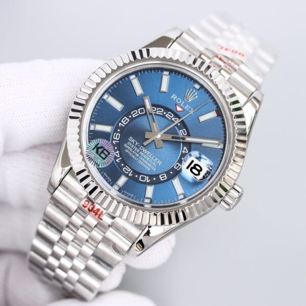 Rolex Sky - Dweller 42mm Silver Toned For Men 326934