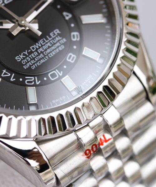 Rolex Sky - Dweller 42mm Silver Toned For Men 326934