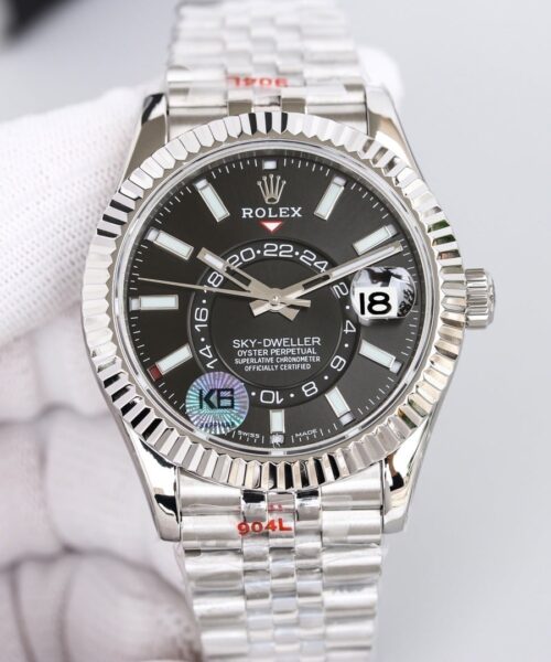Rolex Sky - Dweller 42mm Silver Toned For Men 326934