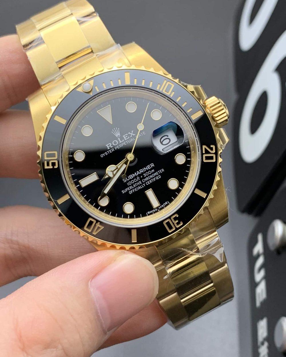 Rolex Submariner Date 41mm Gold Toned For Men 126618LN