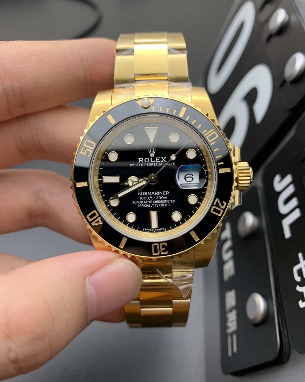 Rolex Submariner Date 41mm Gold Toned For Men 126618LN