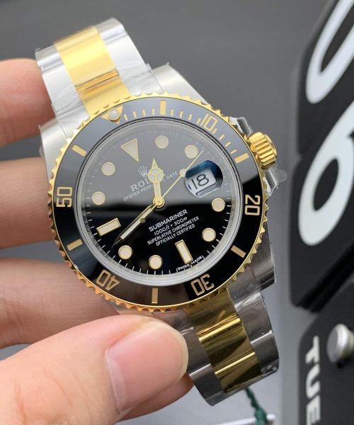 Rolex Submariner Date 41mm Gold/Silver Toned For Men 126613LN