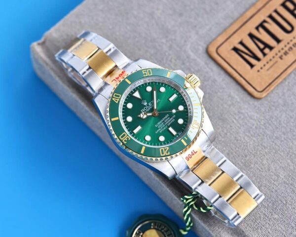 Rolex Submariner Date 41mm Silver Toned For Men