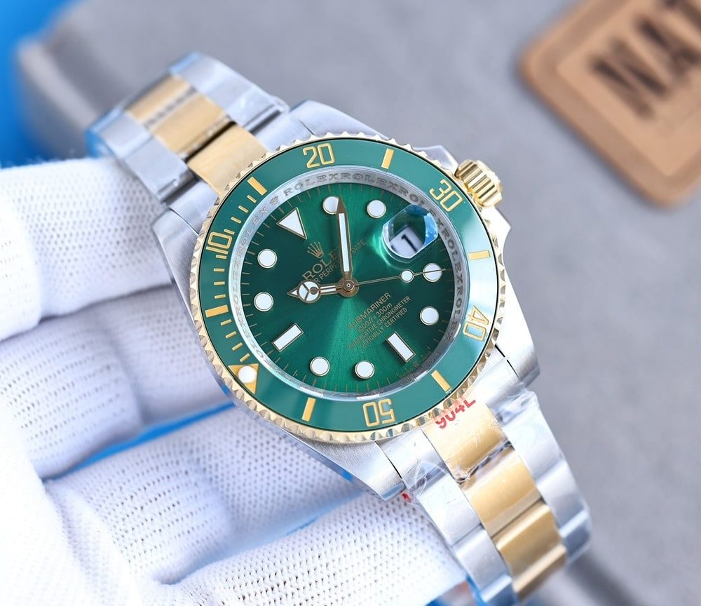 Rolex Submariner Date 41mm Silver Toned For Men