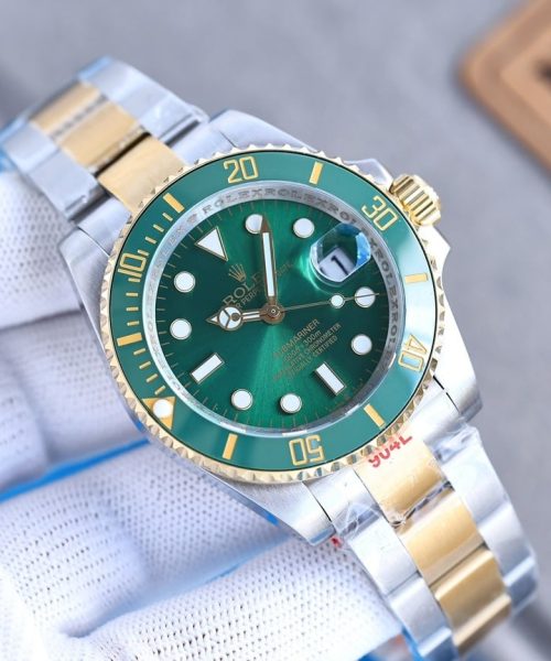 Rolex Submariner Date 41mm Silver Toned For Men