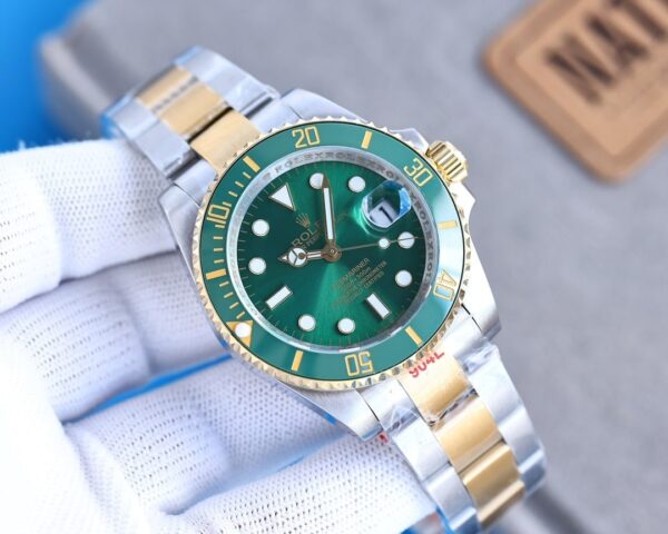 Rolex Submariner Date 41mm Silver Toned For Men