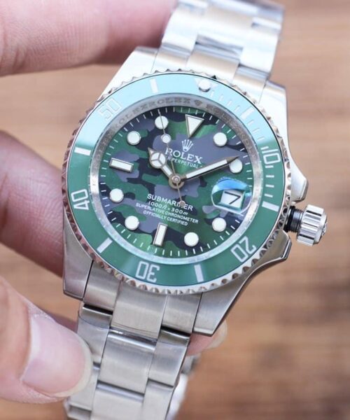 Rolex Submariner Date 41mm Silver Toned For Men