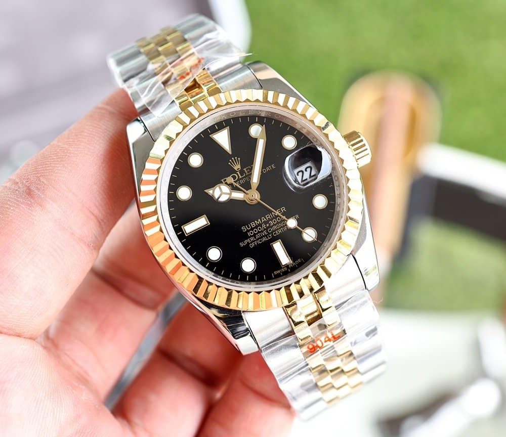 Rolex Submariner Date 41mm Silver Toned For Men